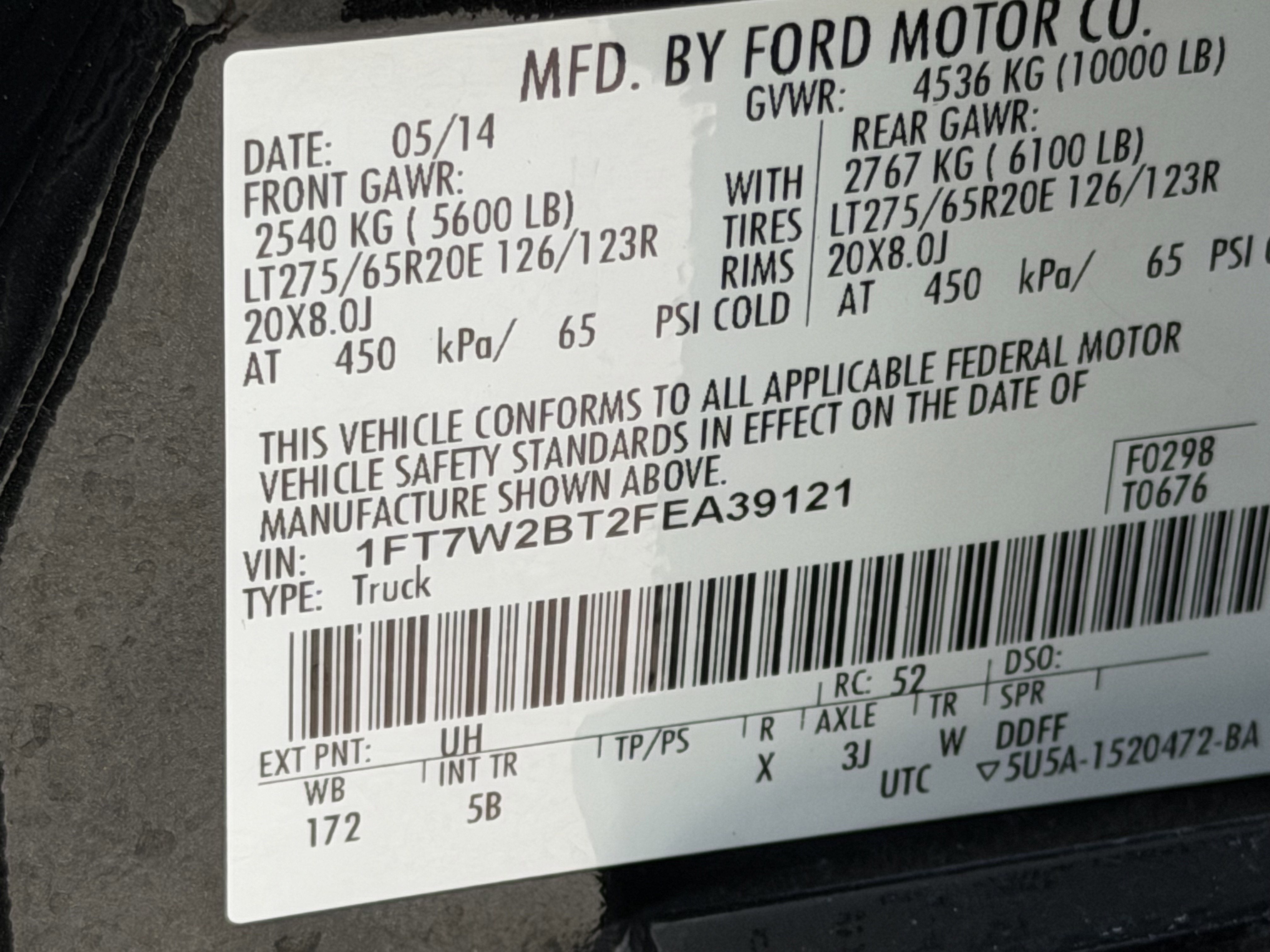 2015 Ford F-250 Lariat