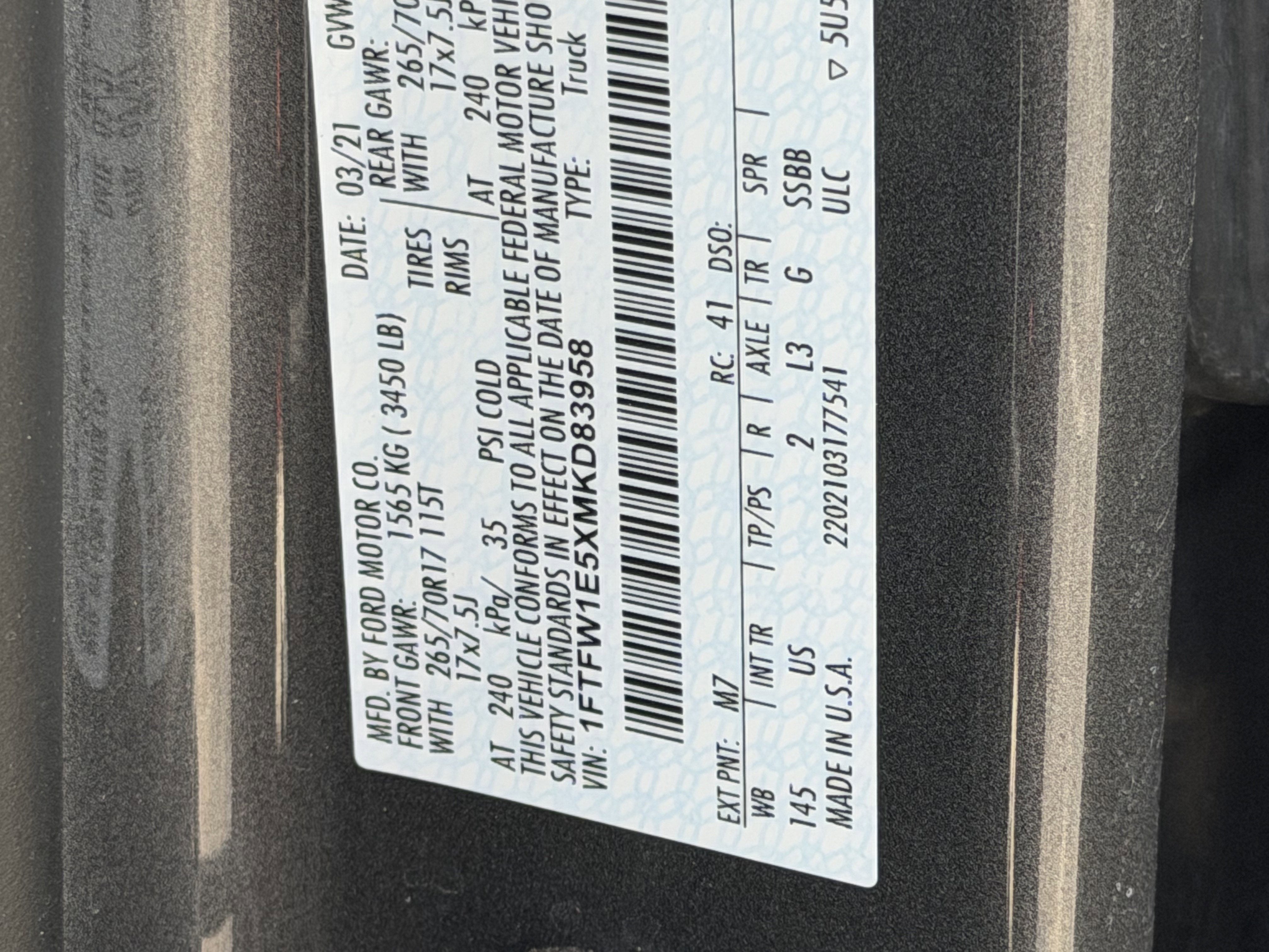 2021 Ford F-150 XLT