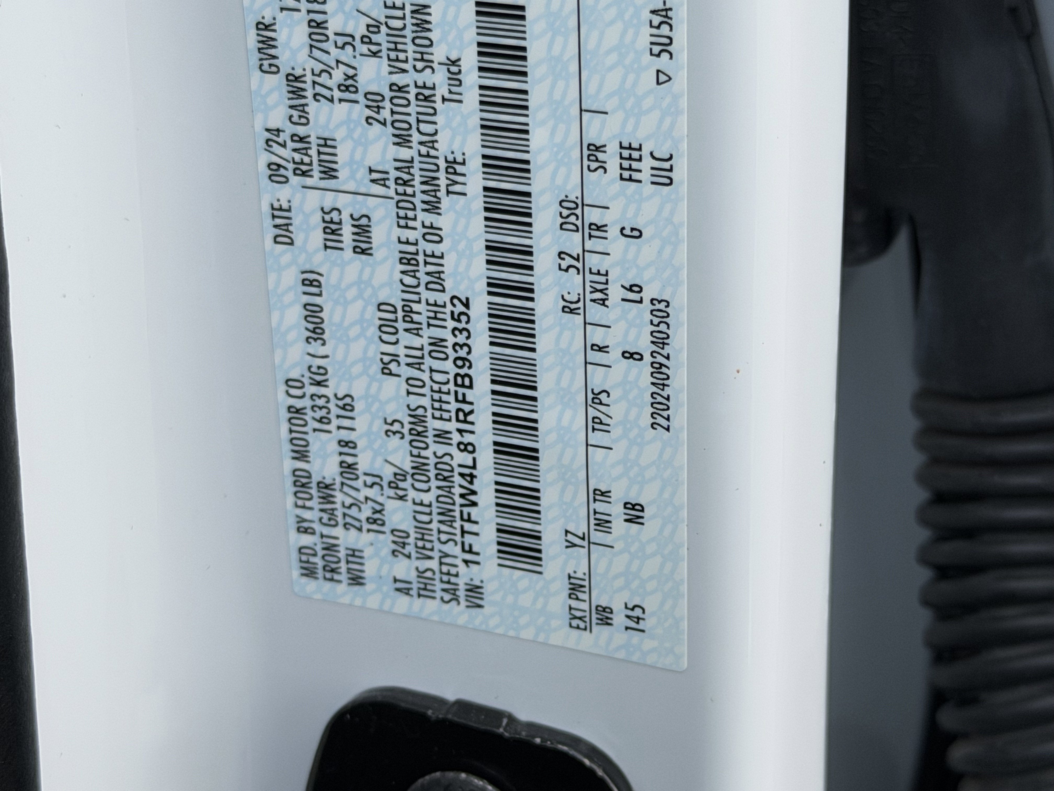 2024 Ford F-150 Tremor