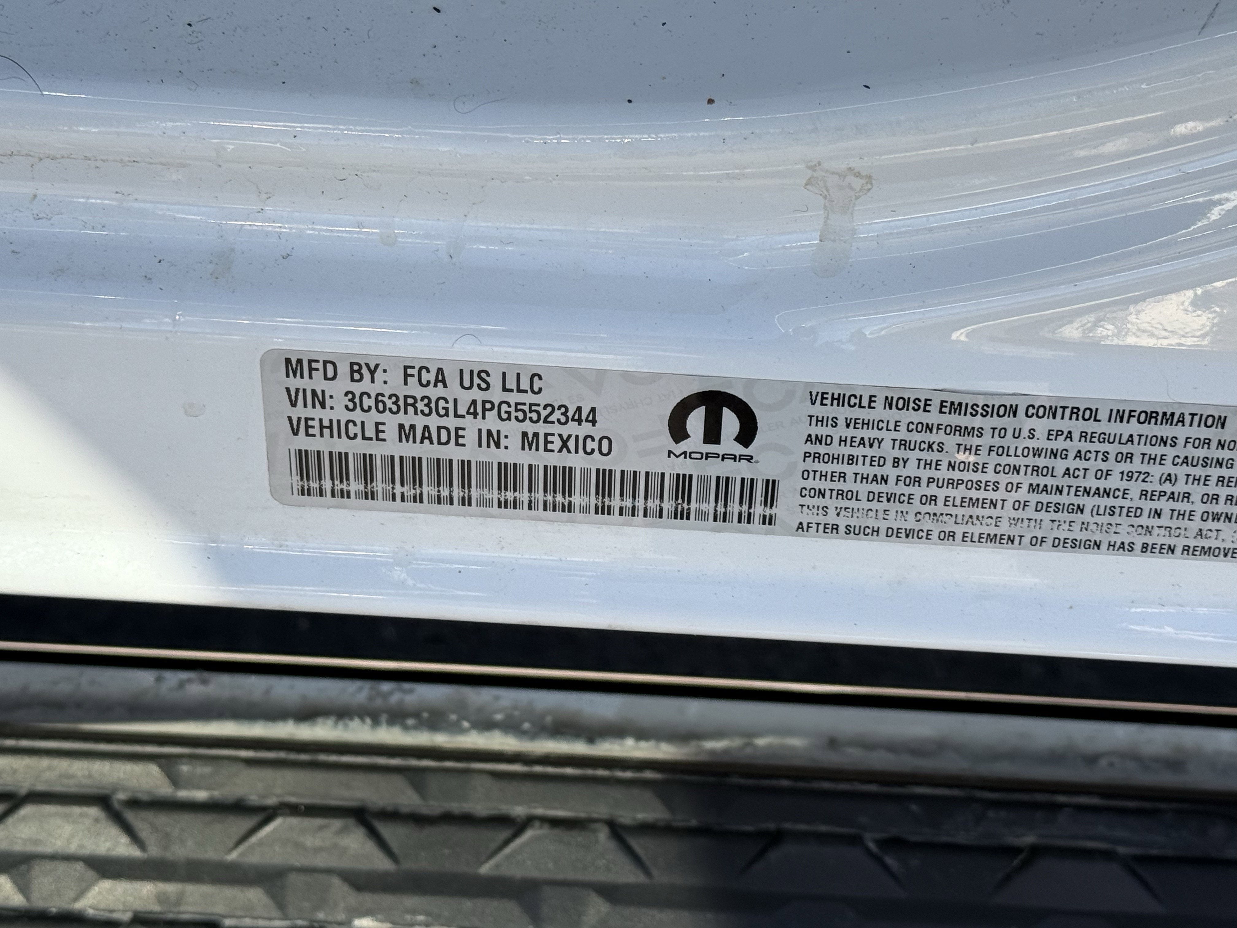 2023 RAM 3500 Tradesman Crew Cab 4x4 8' Box