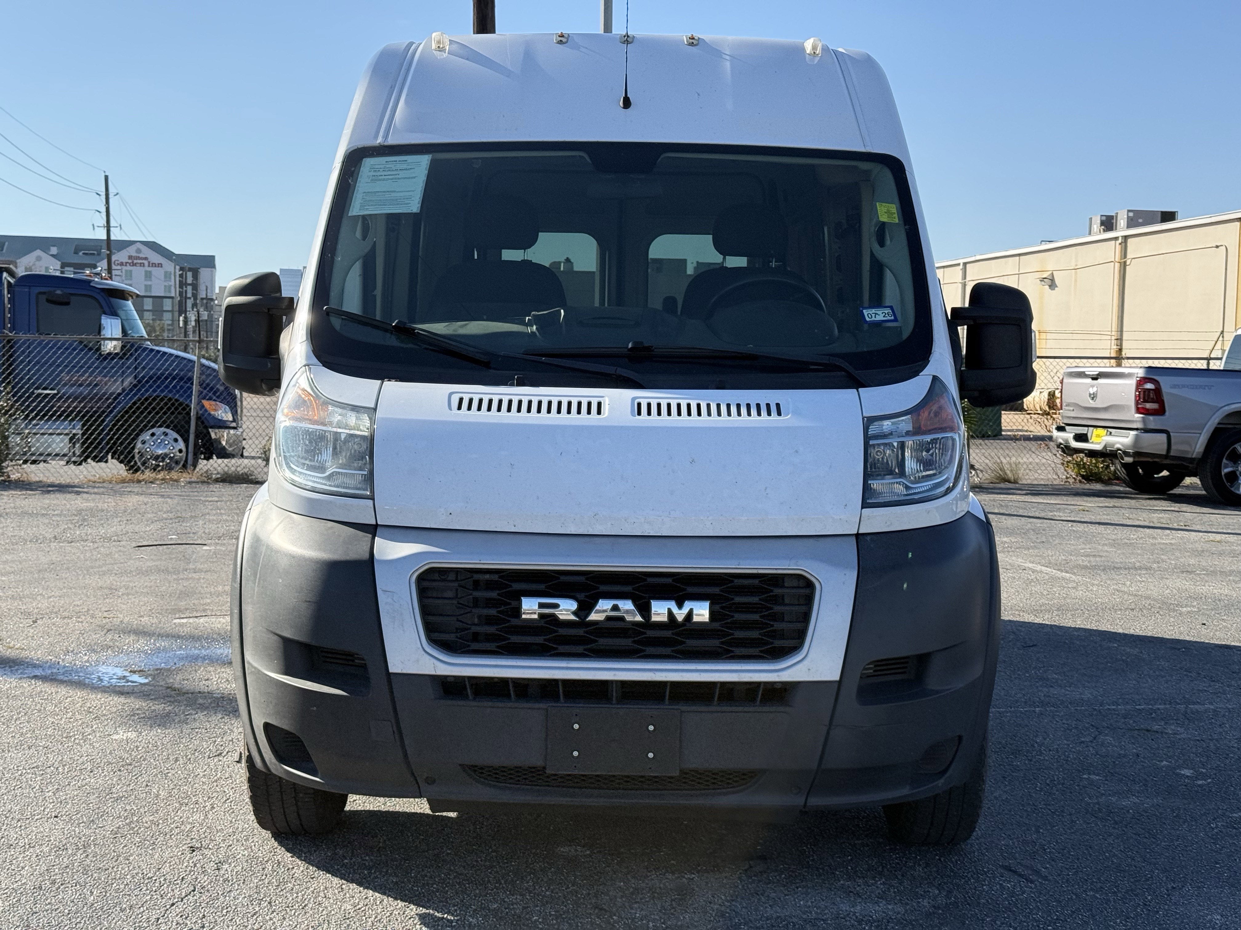 2021 RAM ProMaster 2500 Cargo Van High Roof 159' WB