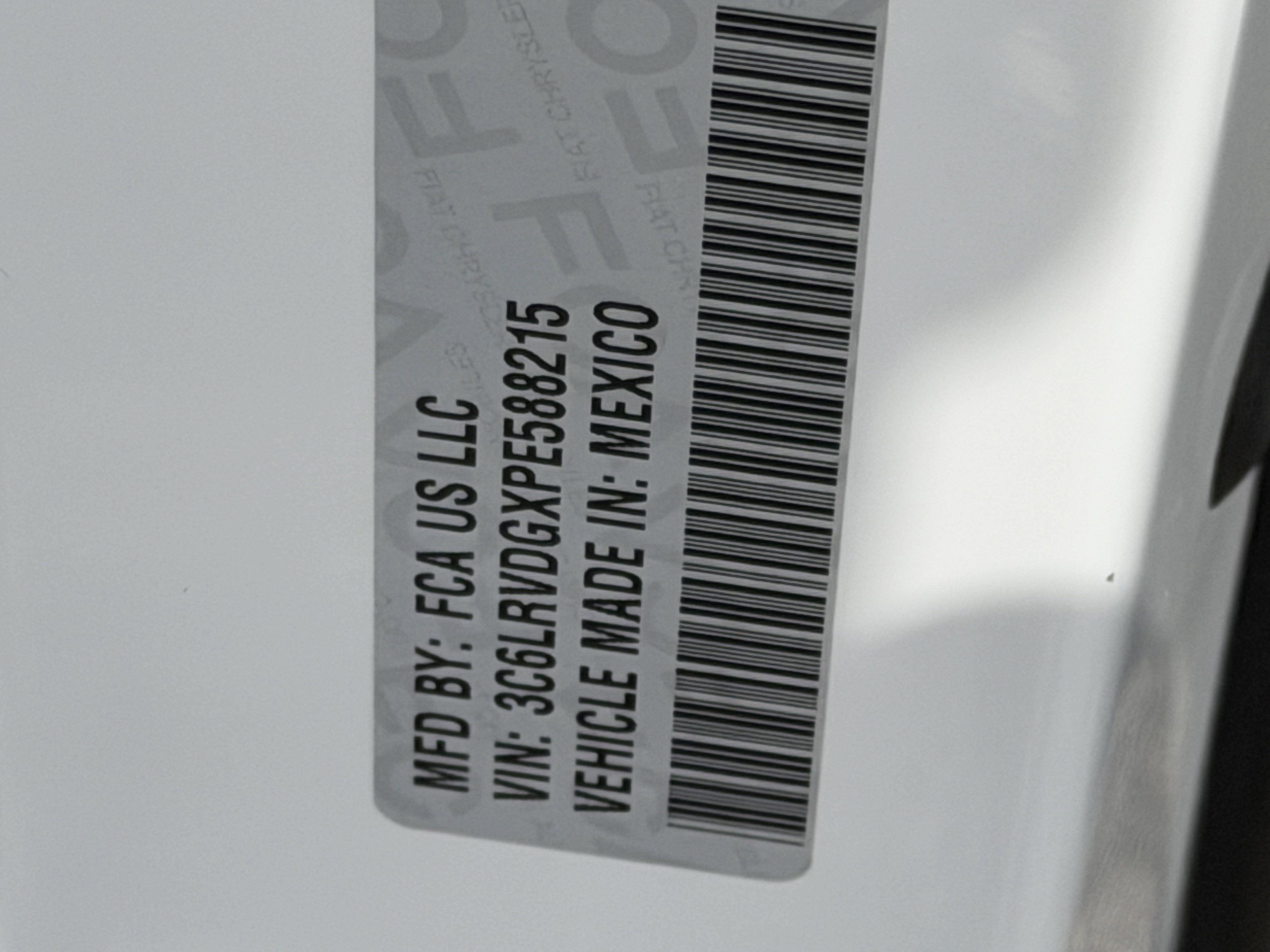 2023 RAM ProMaster 2500 Cargo Van High Roof 159' WB