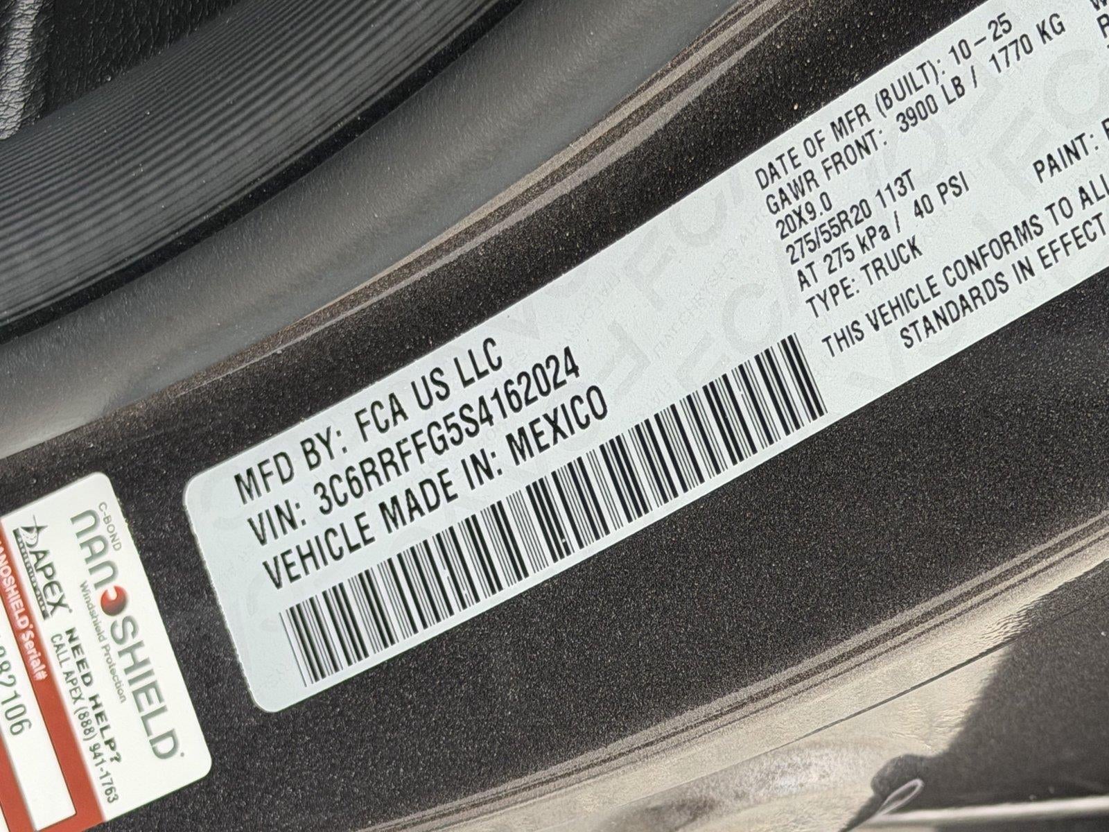 2025 RAM 1500 Big Horn