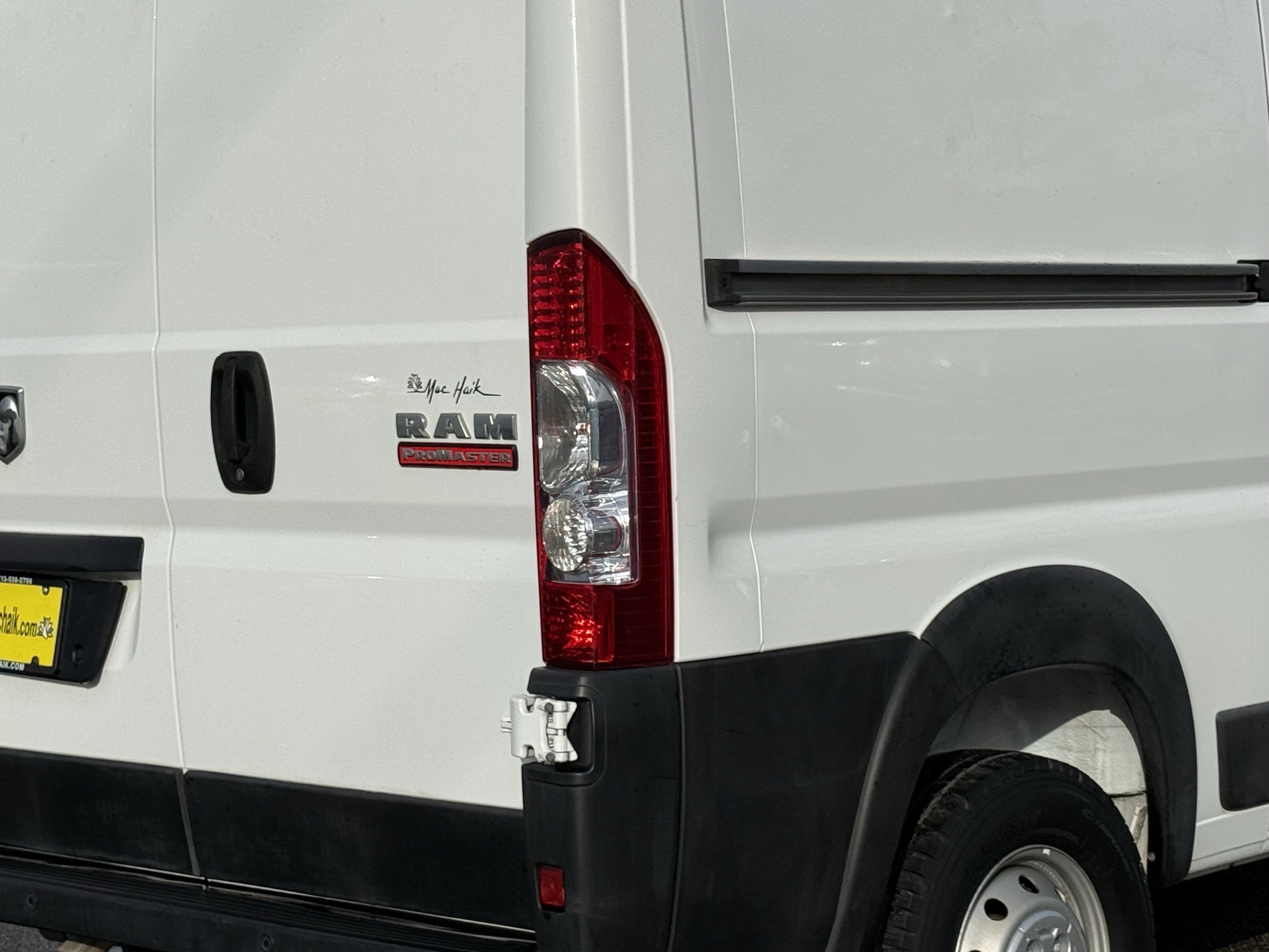 2019 RAM ProMaster 1500 Cargo Van High Roof 136' WB