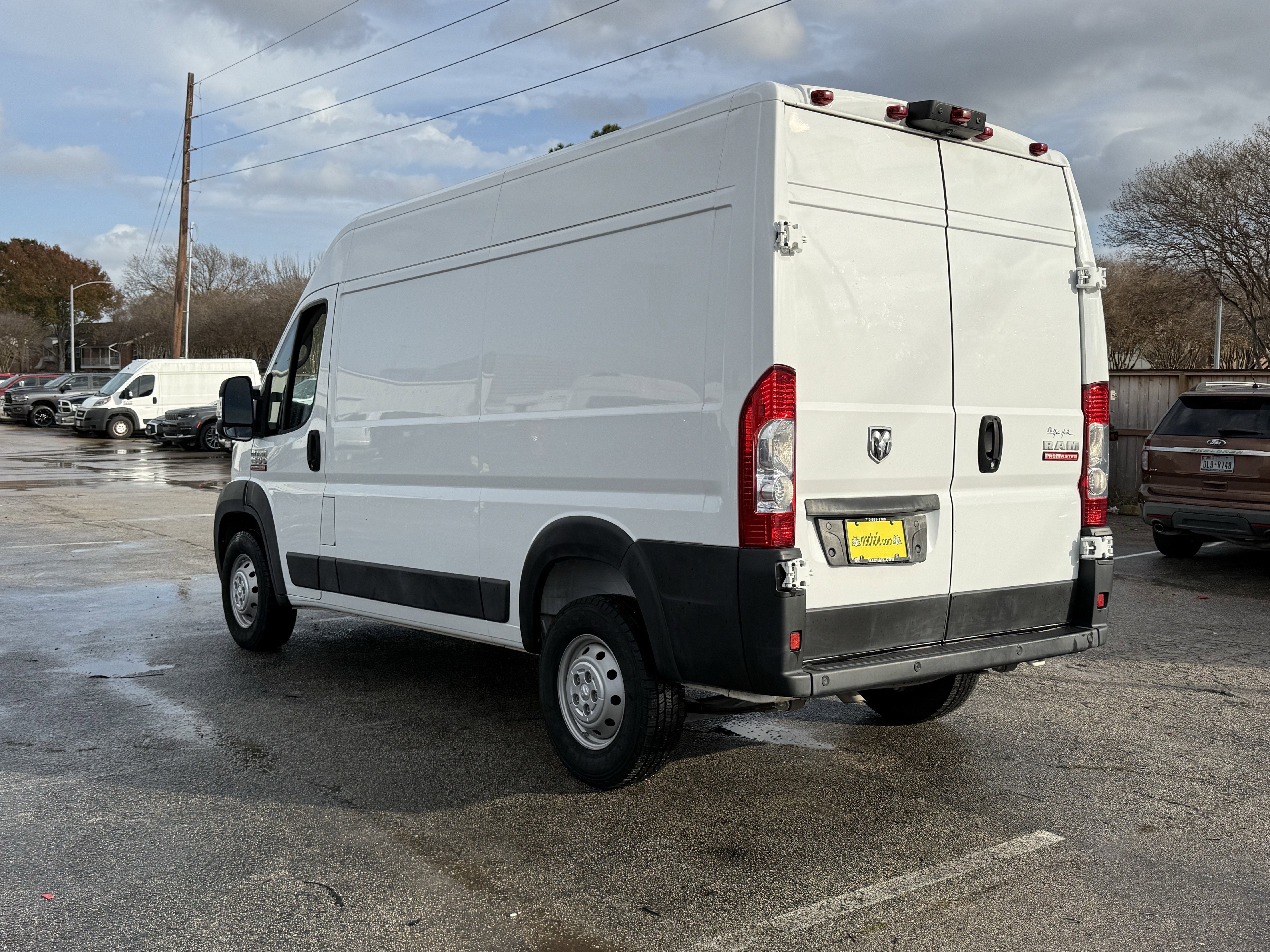 2019 RAM ProMaster 1500 Cargo Van High Roof 136' WB