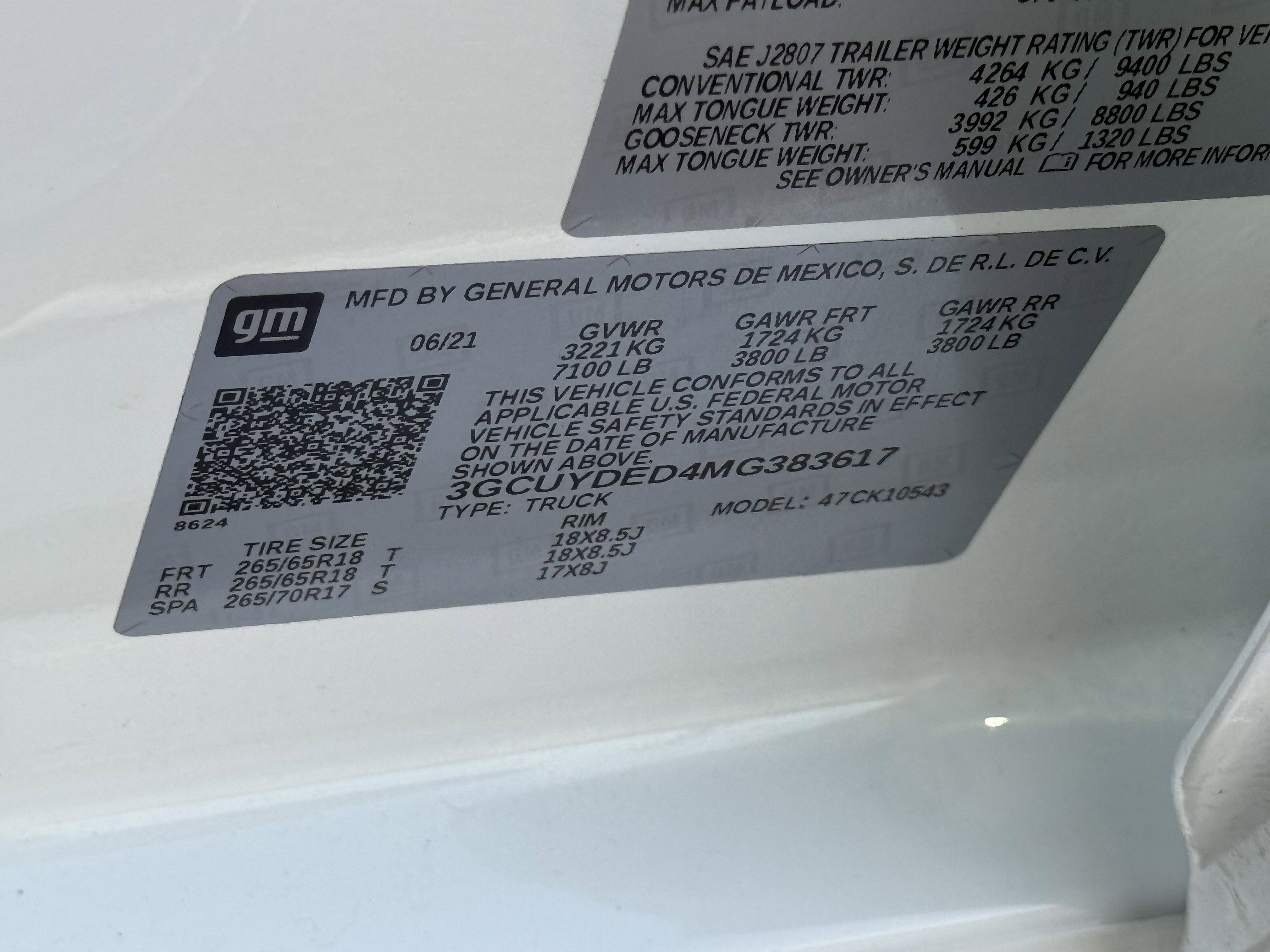 2021 Chevrolet Silverado 1500 4WD Crew Cab Short Bed LT