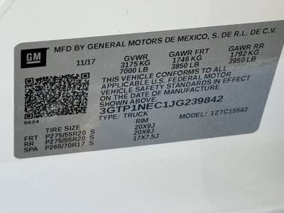 2018 GMC Sierra 1500 SLT