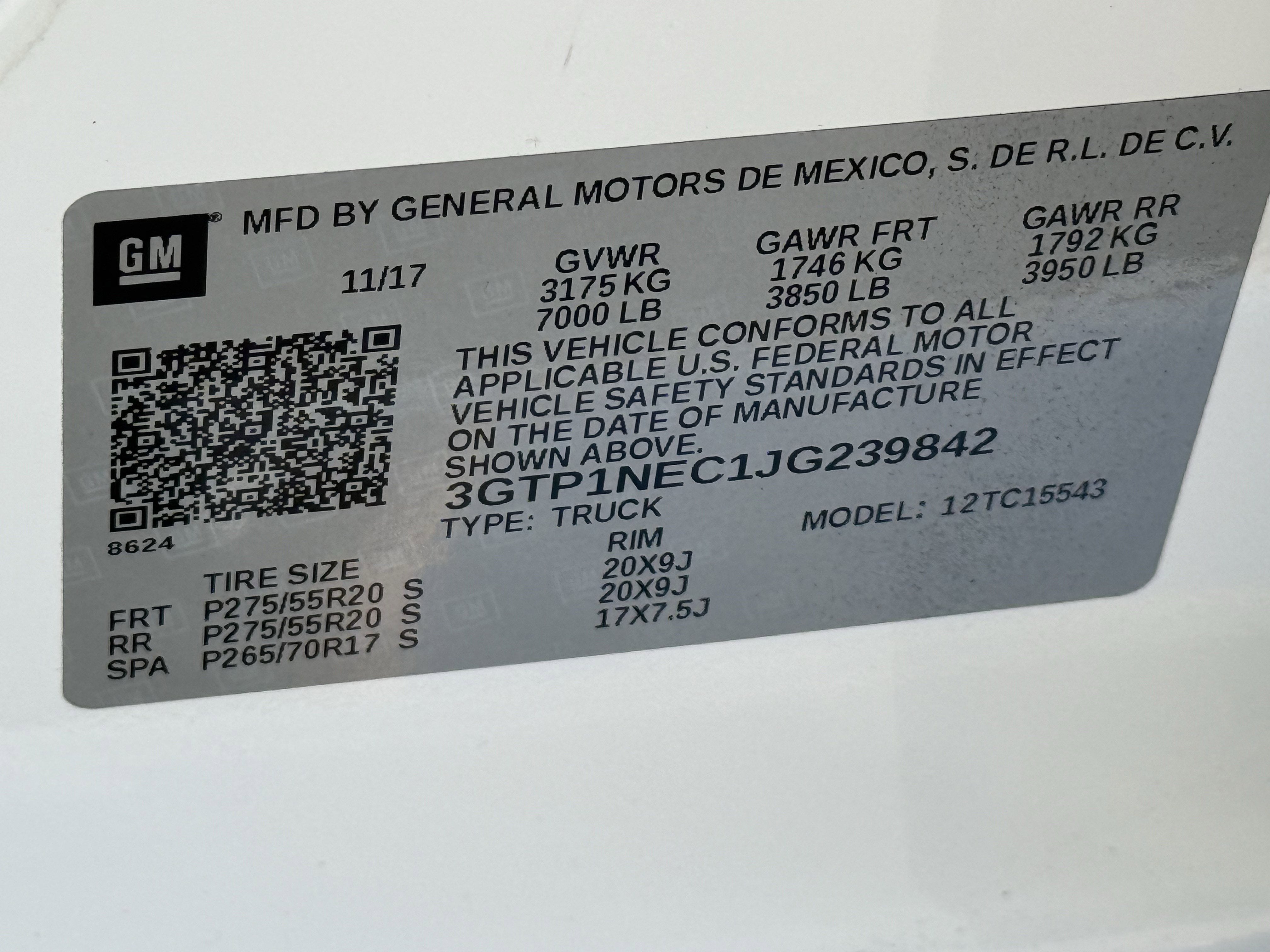 2018 GMC Sierra 1500 SLT