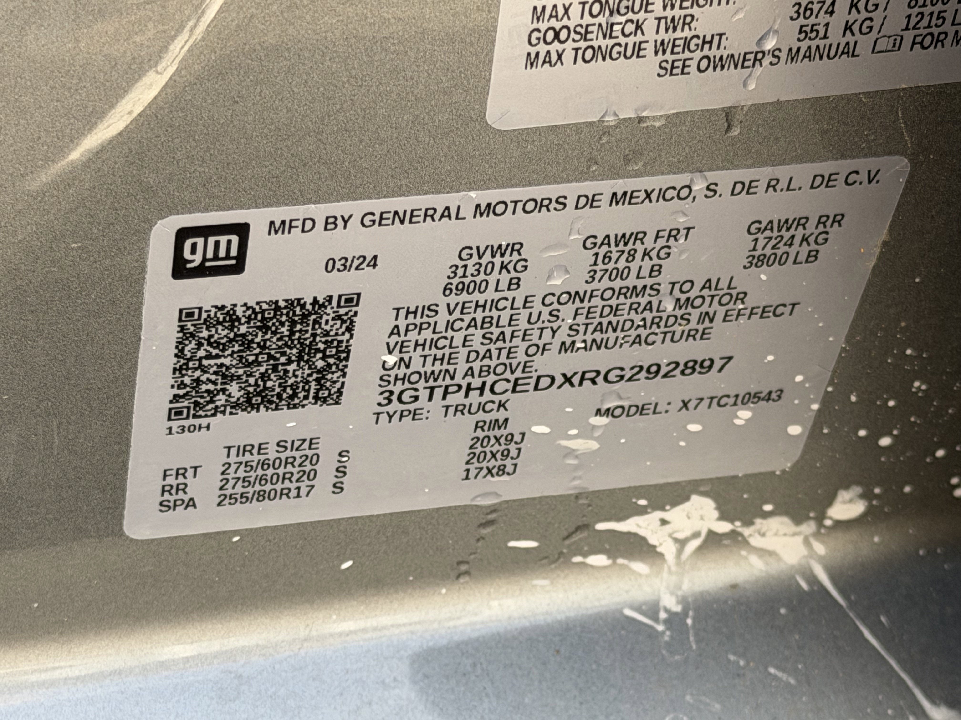 2024 GMC Sierra 1500 2WD Crew Cab Short Box Elevation