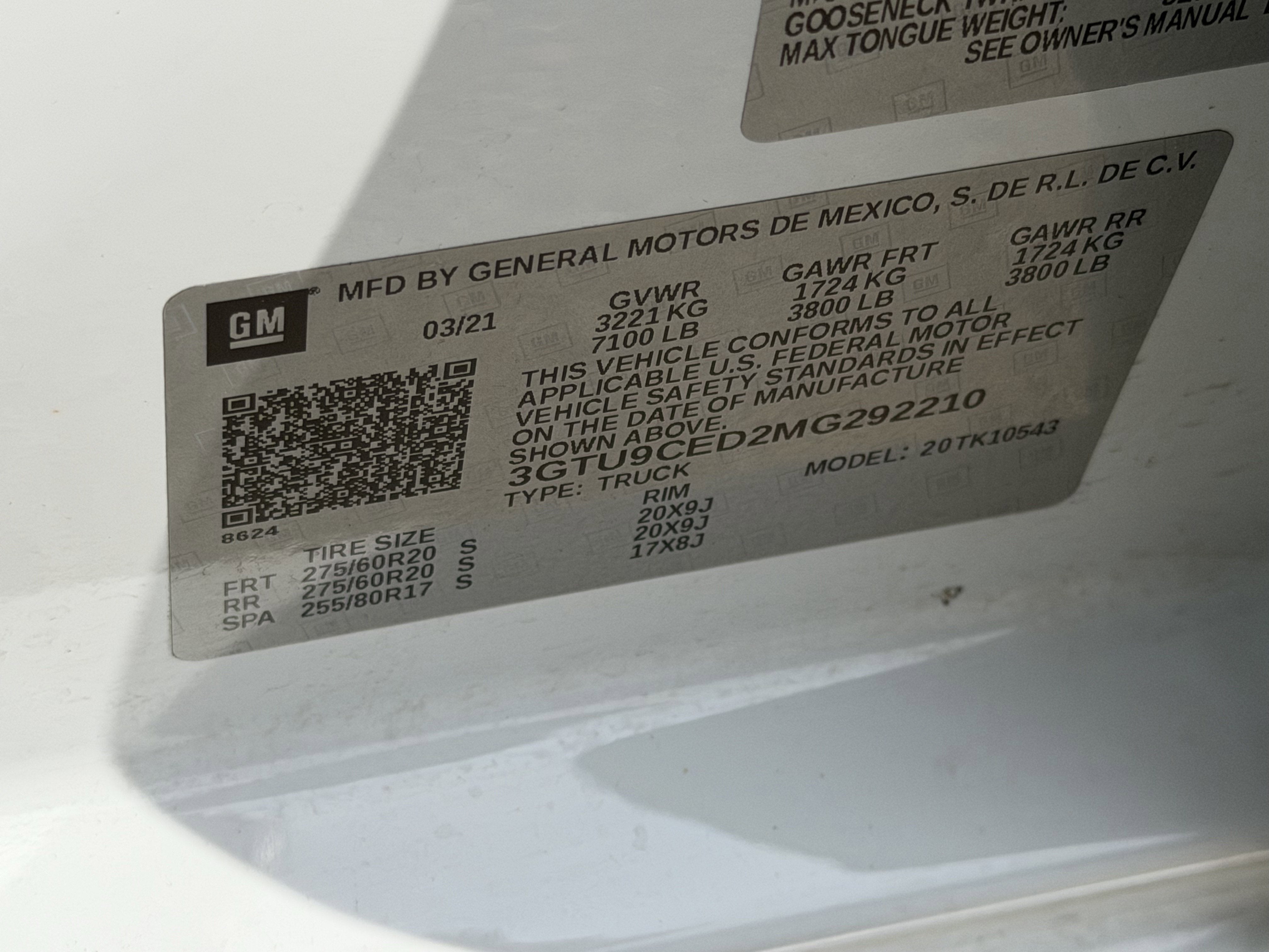 2021 GMC Sierra 1500 4WD Crew Cab Short Box Elevation