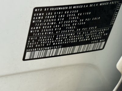 2022 Volkswagen Tiguan 2.0T SE