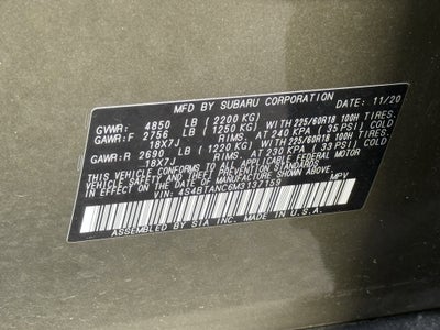 2021 Subaru Outback Limited