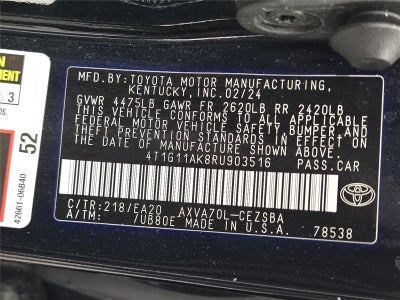 2024 Toyota Camry SE