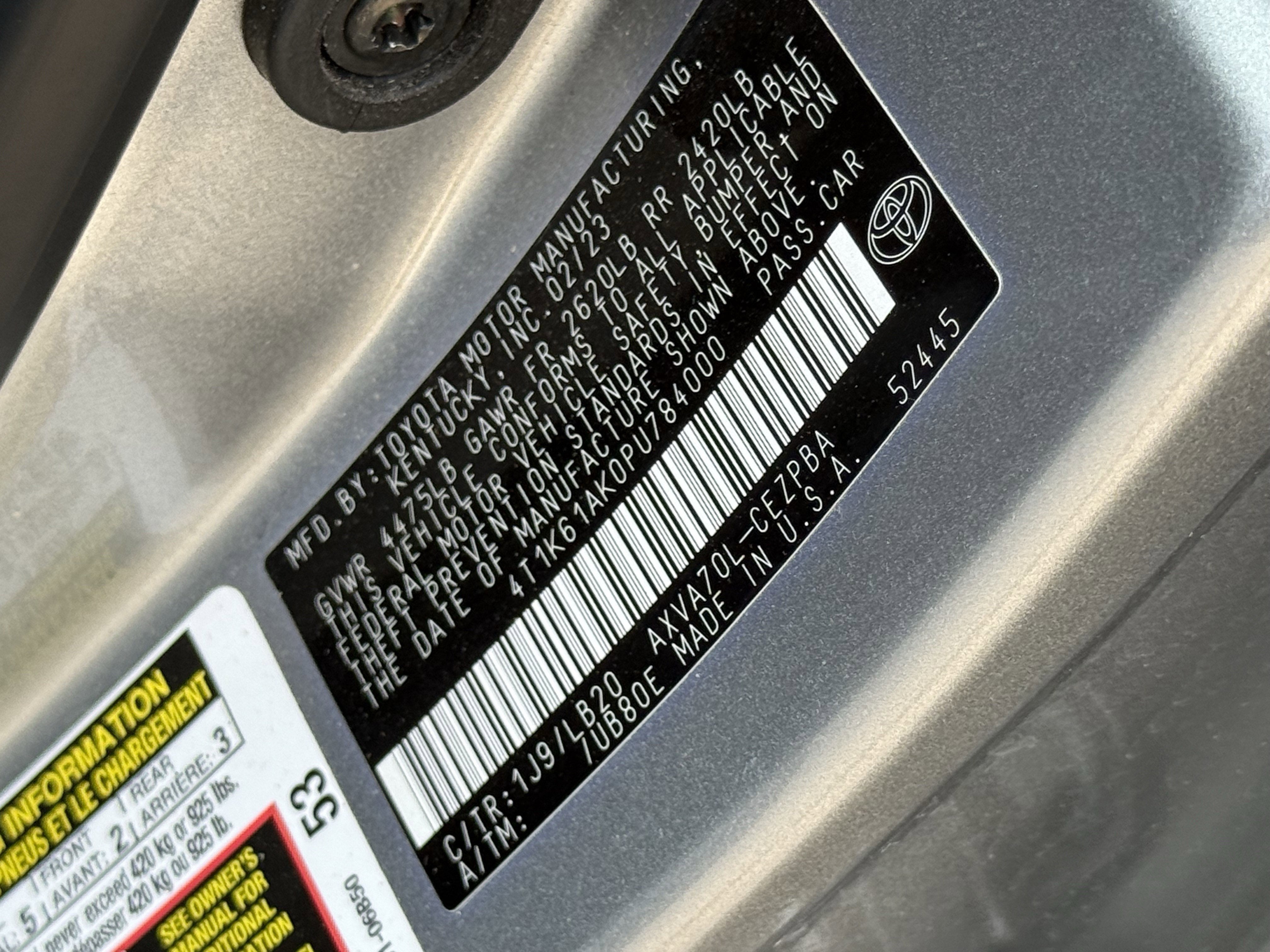 2023 Toyota Camry XSE