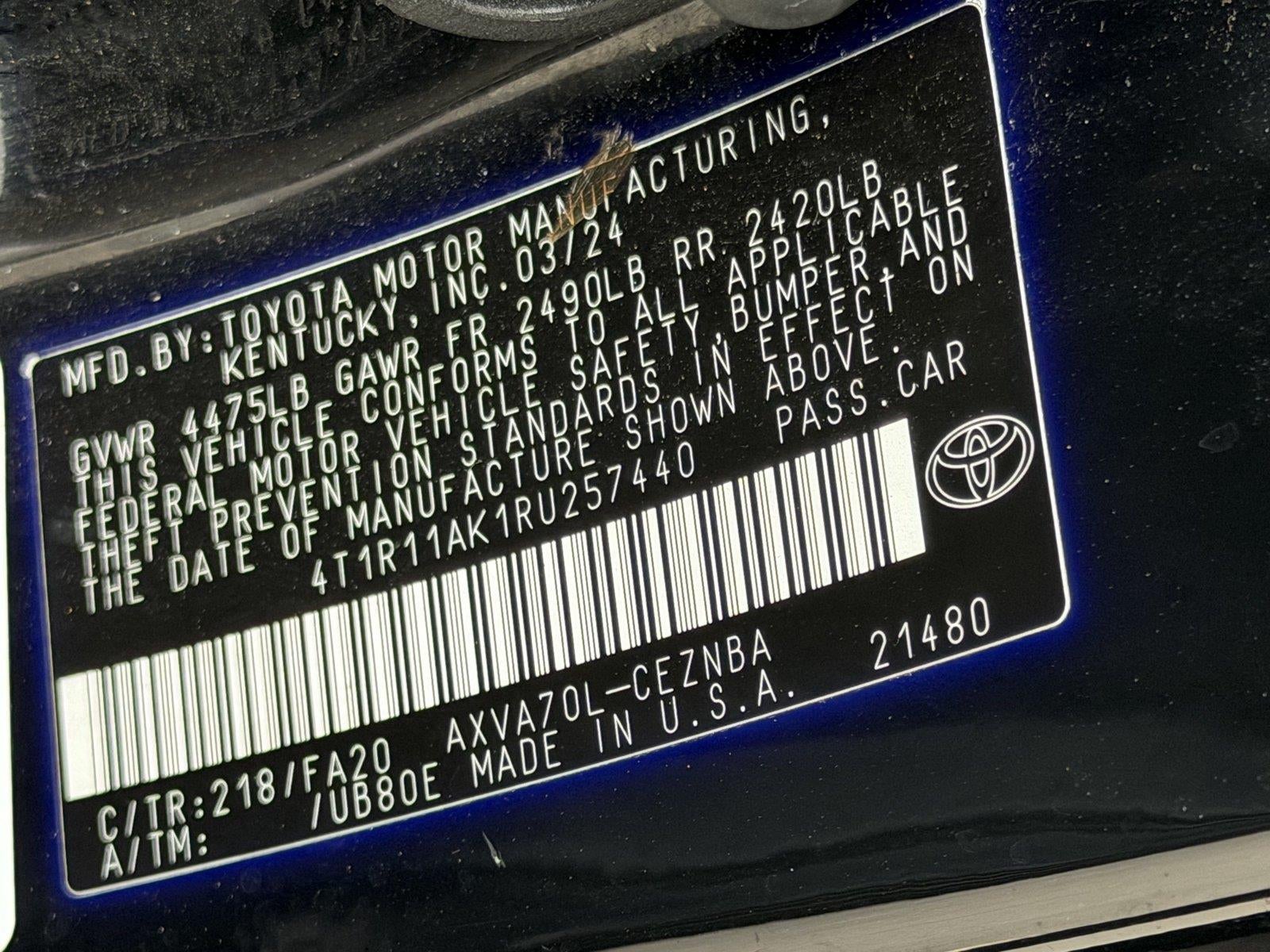 2024 Toyota Camry LE