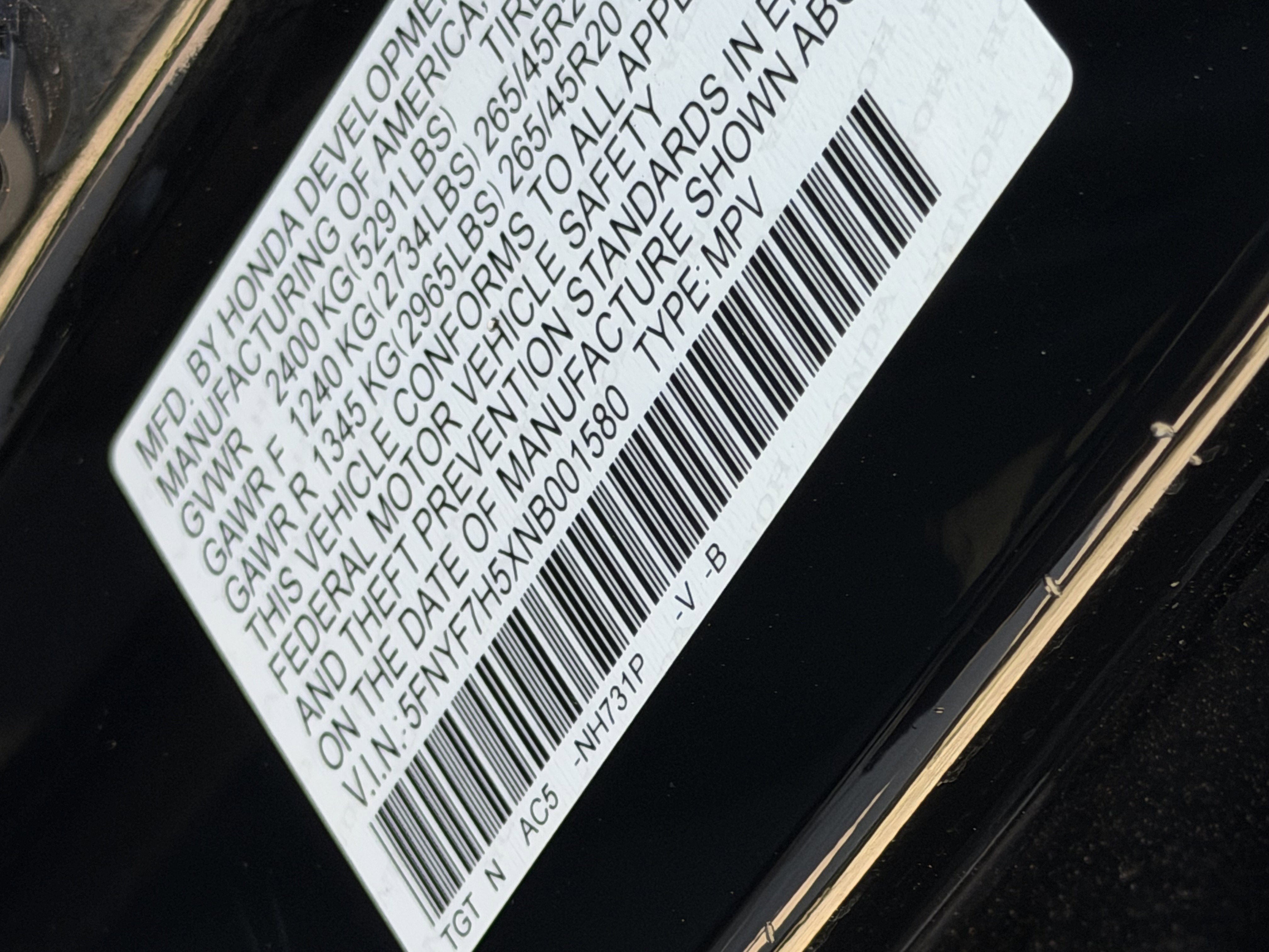 2022 Honda Passport 2WD EX-L