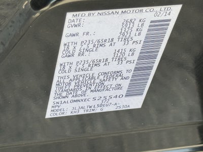 2014 INFINITI QX60 Base