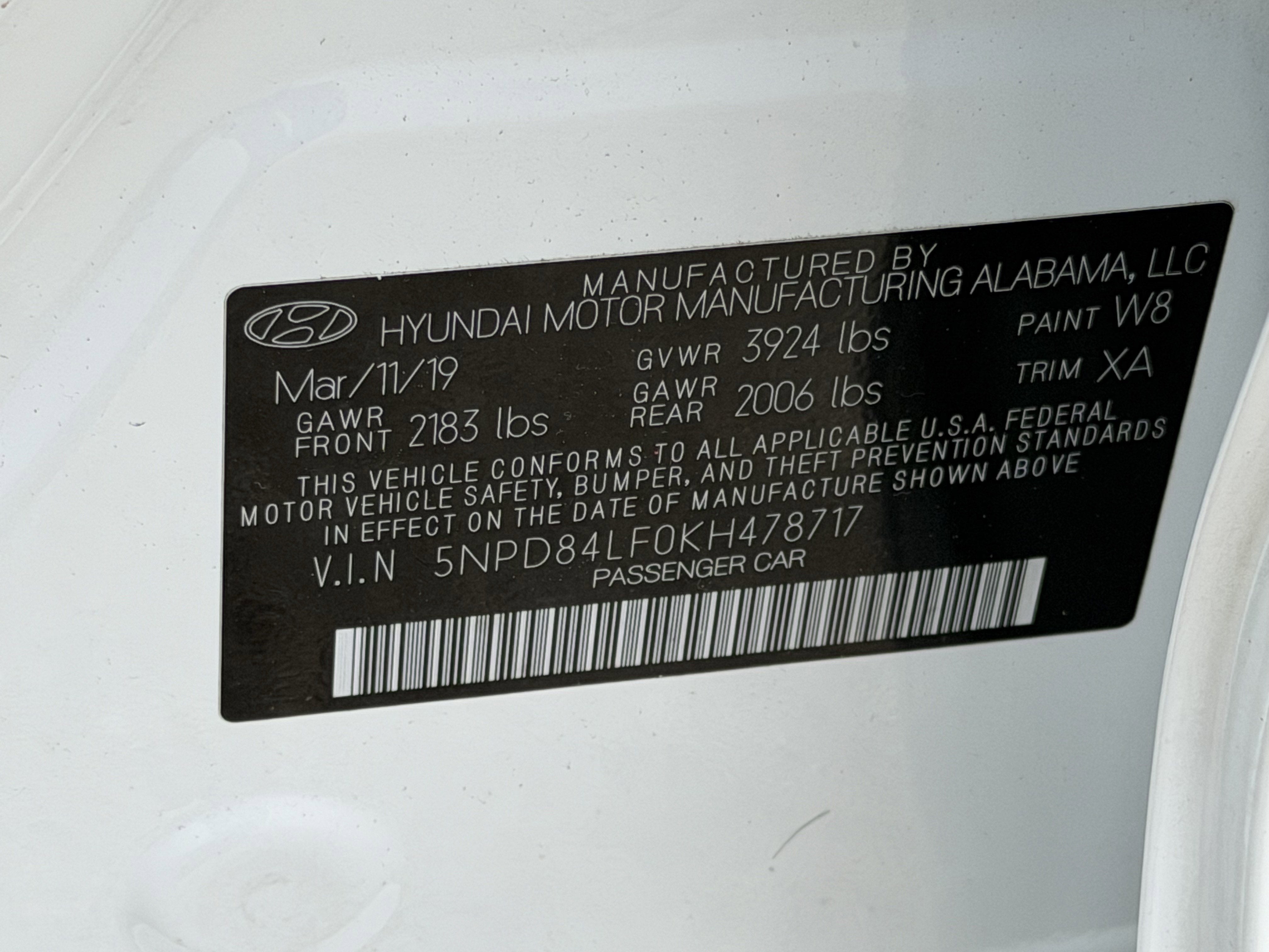 2019 Hyundai Elantra SEL