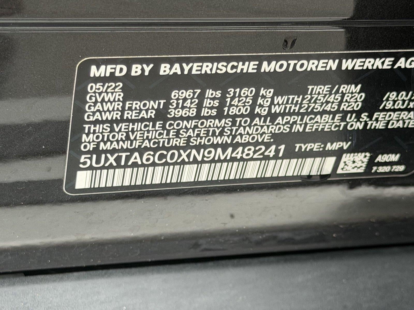 2022 BMW X5 45E