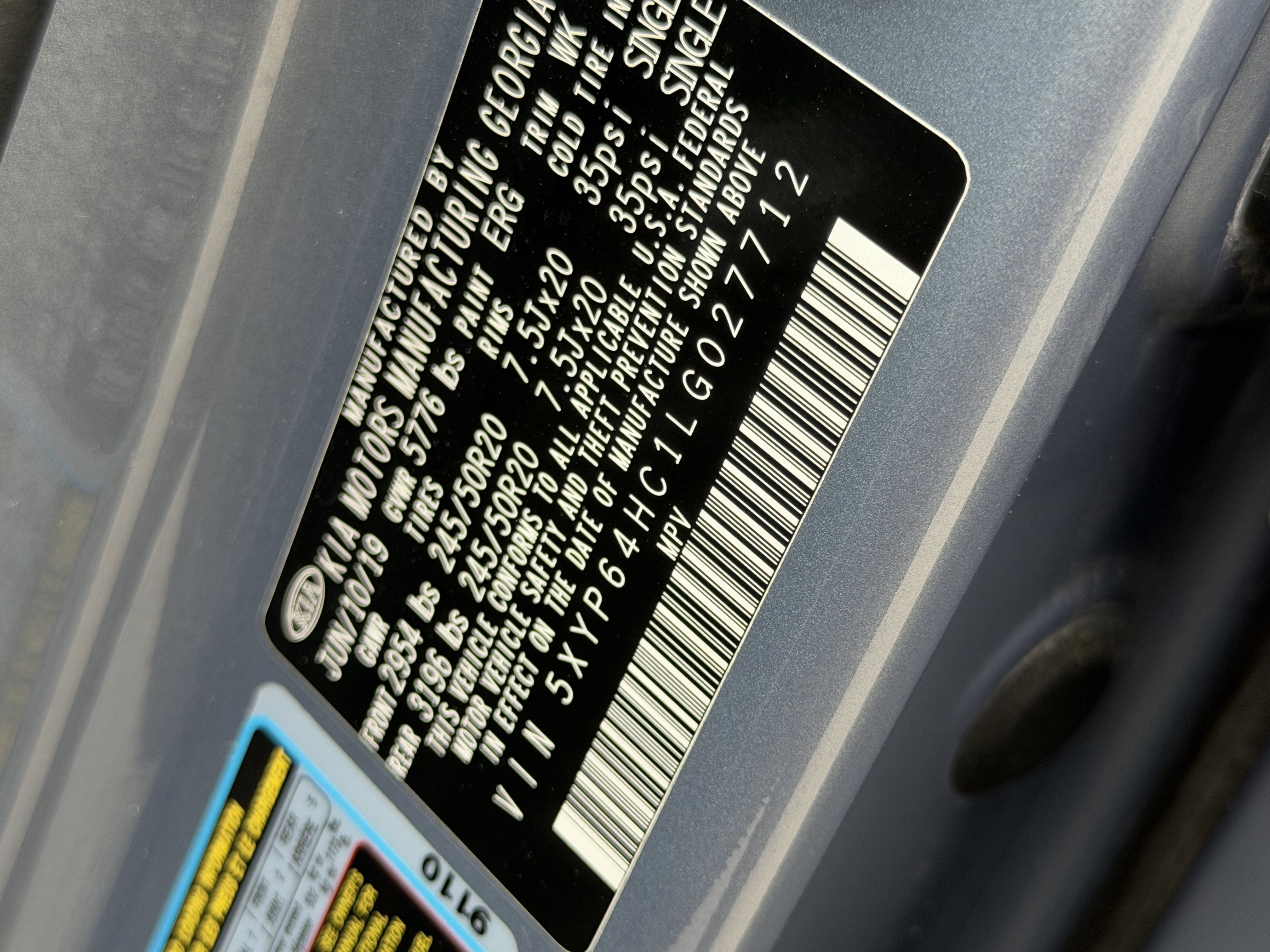 2020 Kia Telluride S