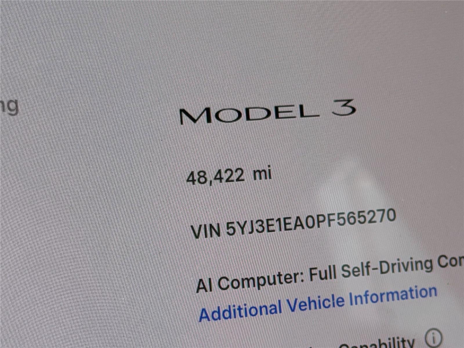 2023 Tesla Model 3 Rear-Wheel Drive