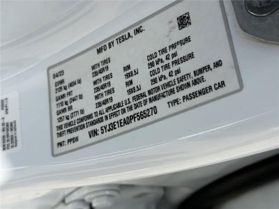 2023 Tesla Model 3 Rear-Wheel Drive