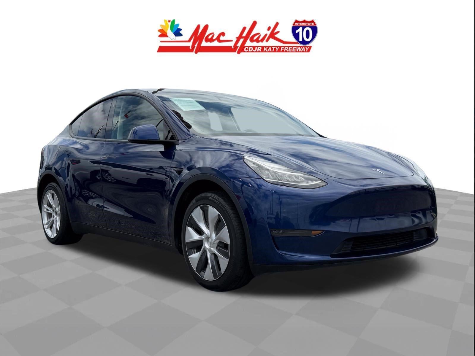 Used 2023 Tesla Model Y Long Range with VIN 7SAYGDEEXPA110771 for sale in Houston, TX
