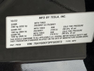2023 Tesla Model Y Performance Dual Motor All-Wheel Drive