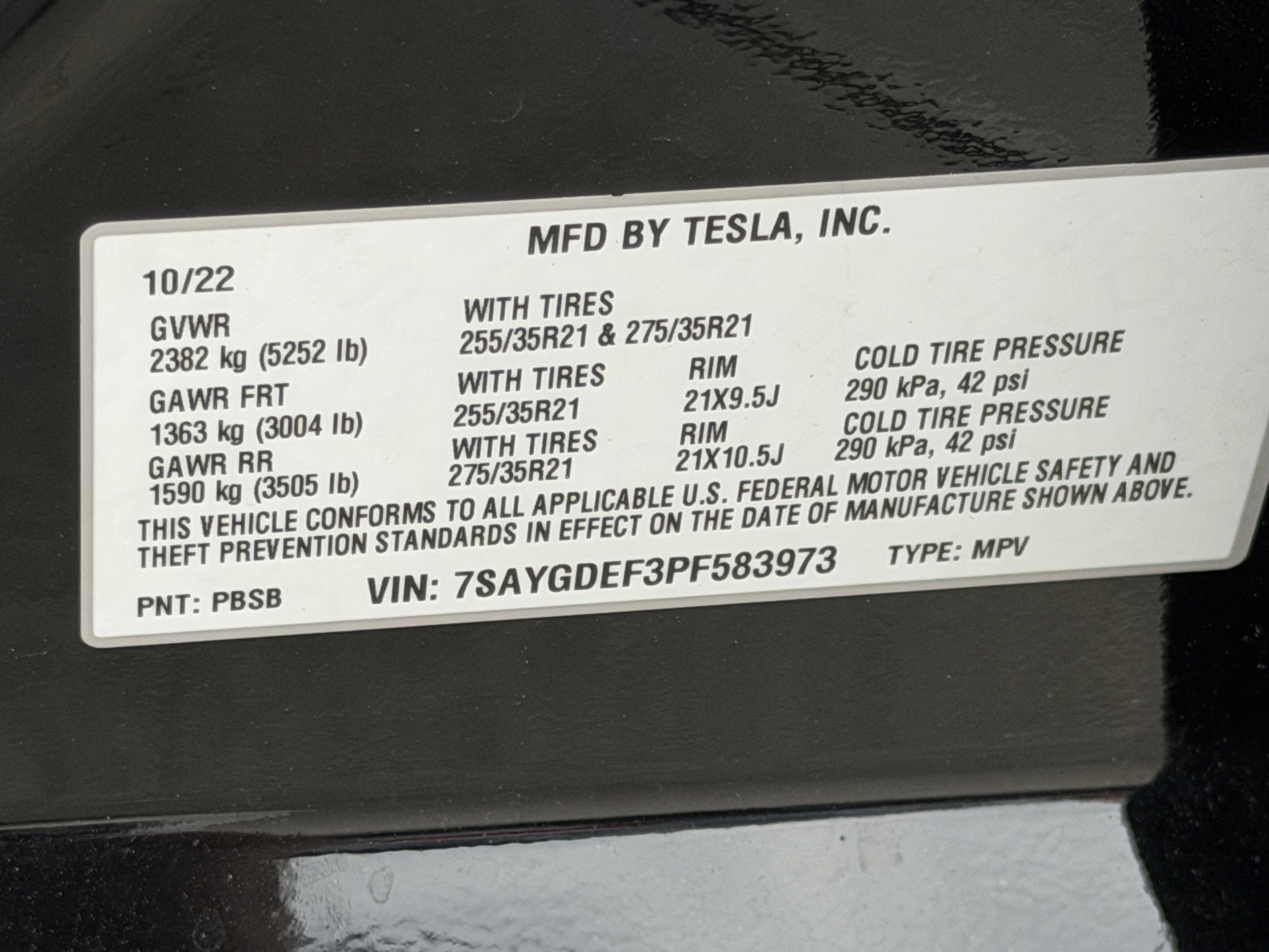 2023 Tesla Model Y Performance Dual Motor All-Wheel Drive