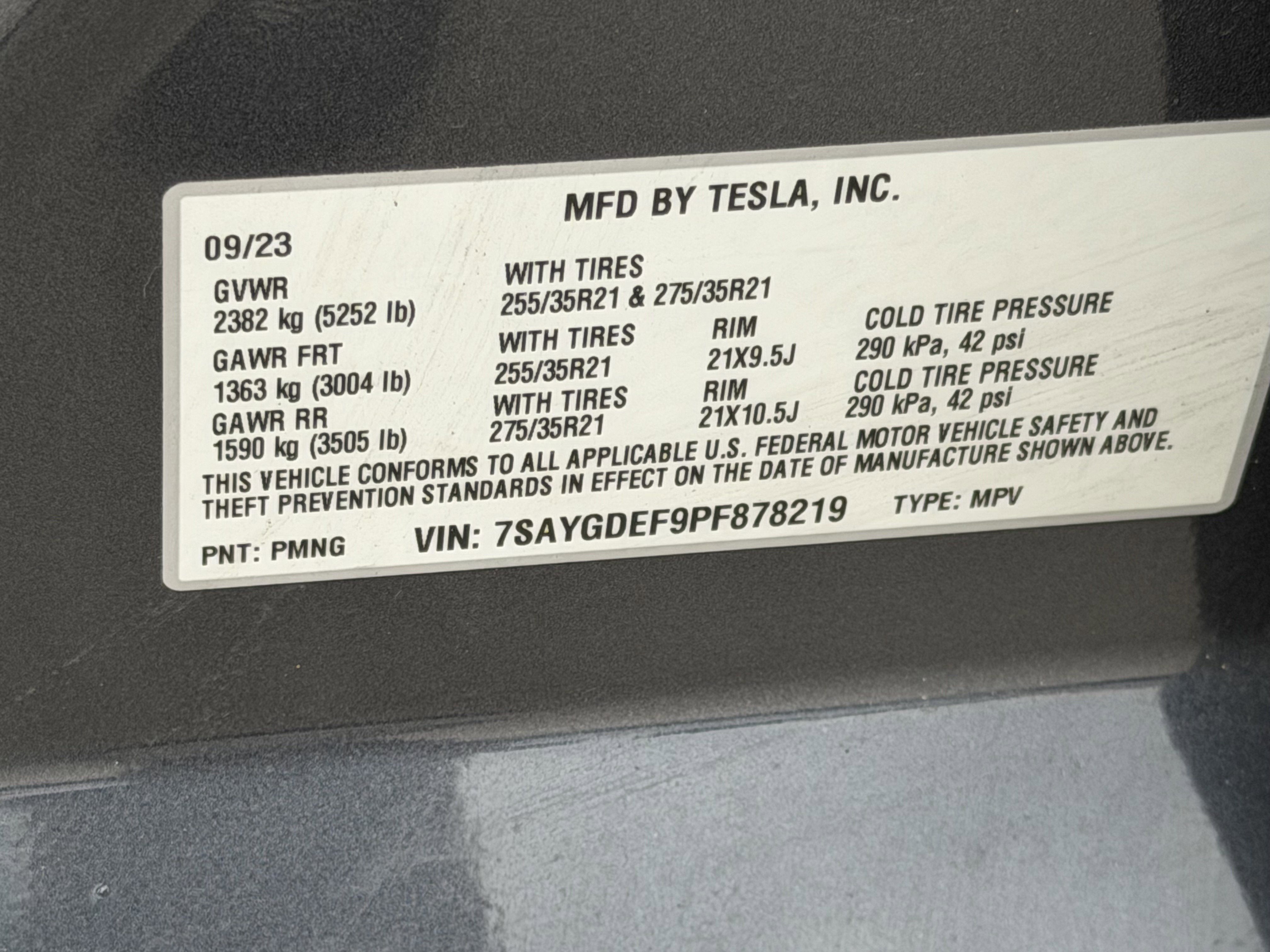 2023 Tesla Model Y Performance Dual Motor All-Wheel Drive