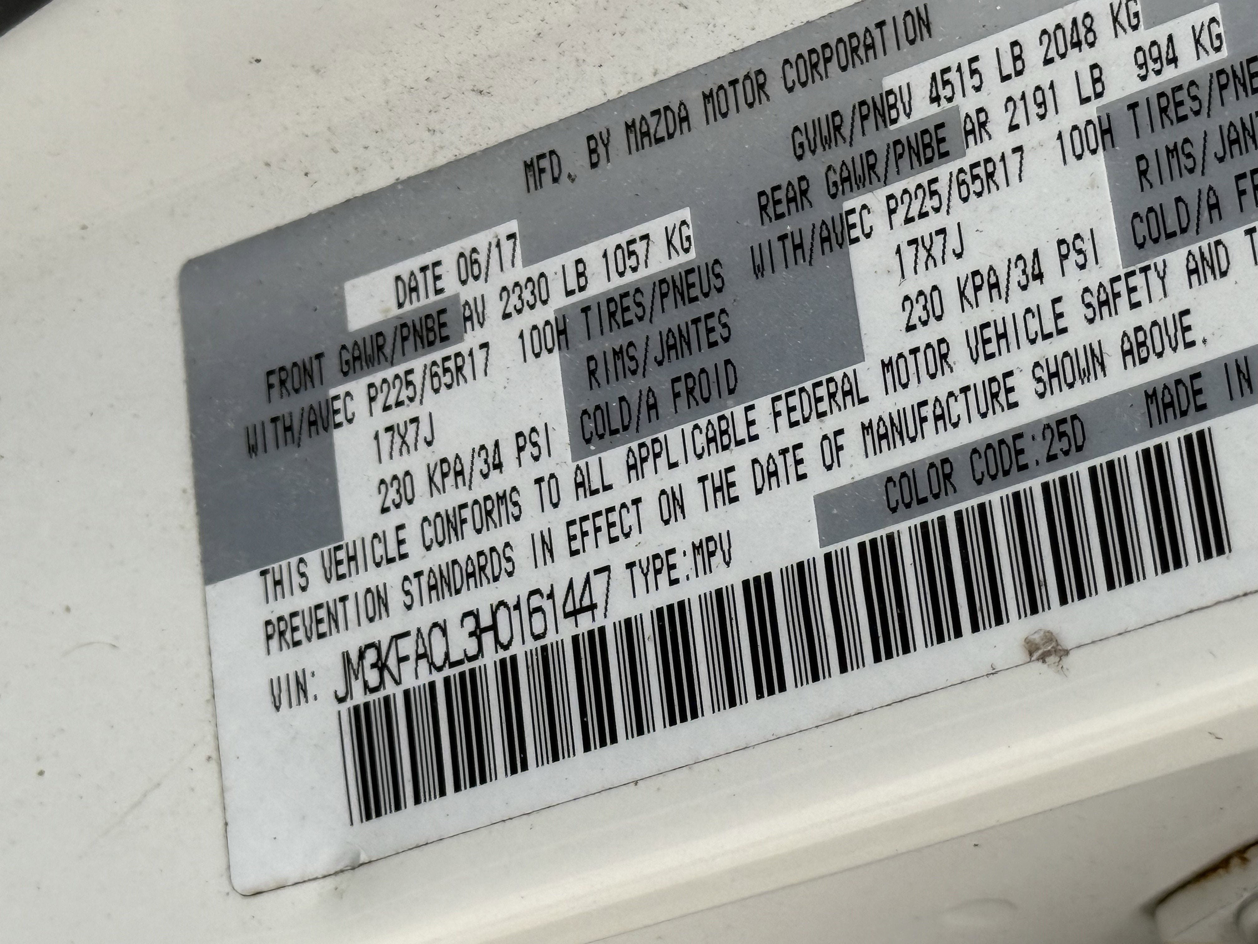 2017 Mazda Mazda CX-5 Touring