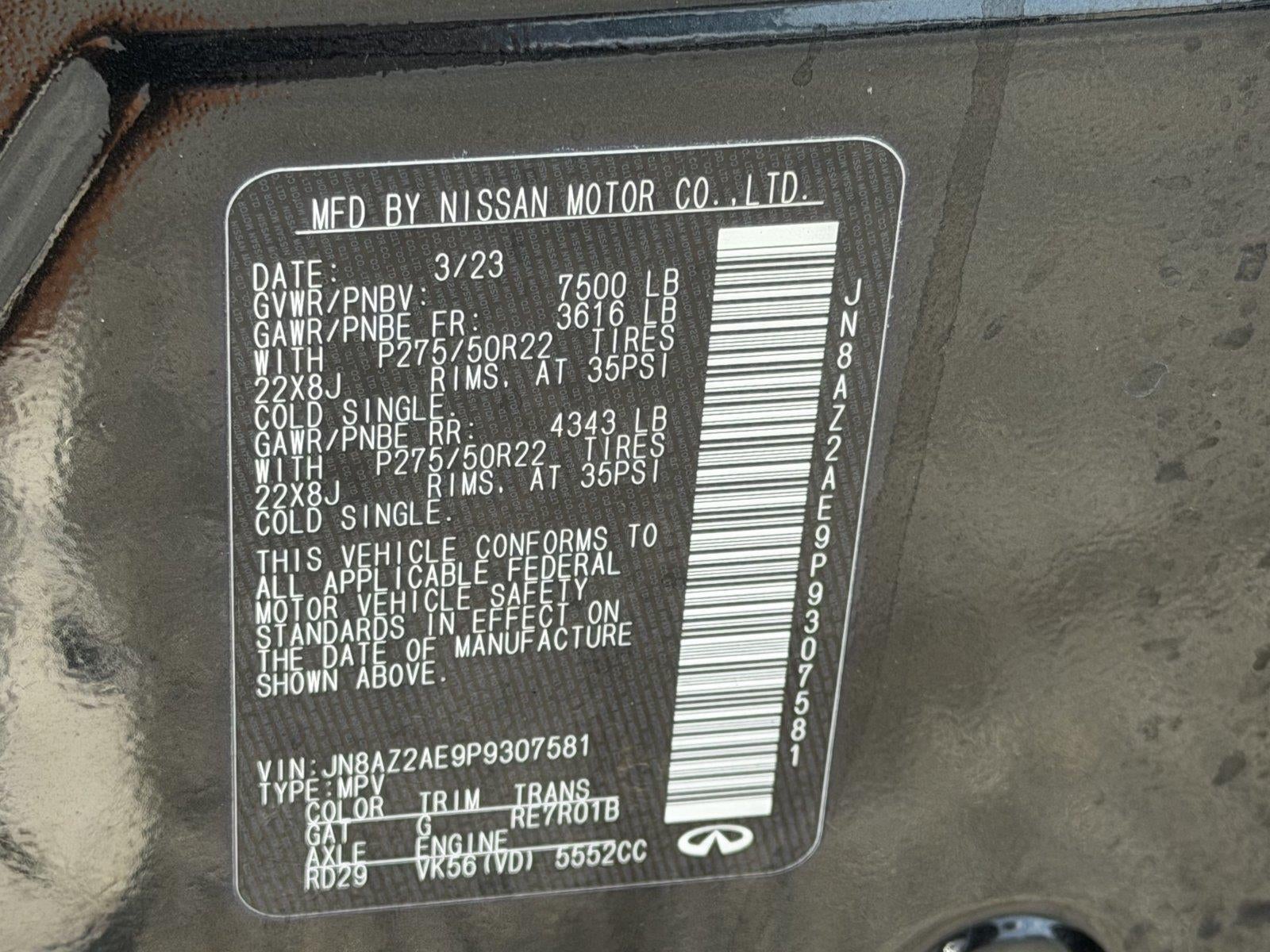 2023 INFINITI Qx80 PREMIUM SELECT