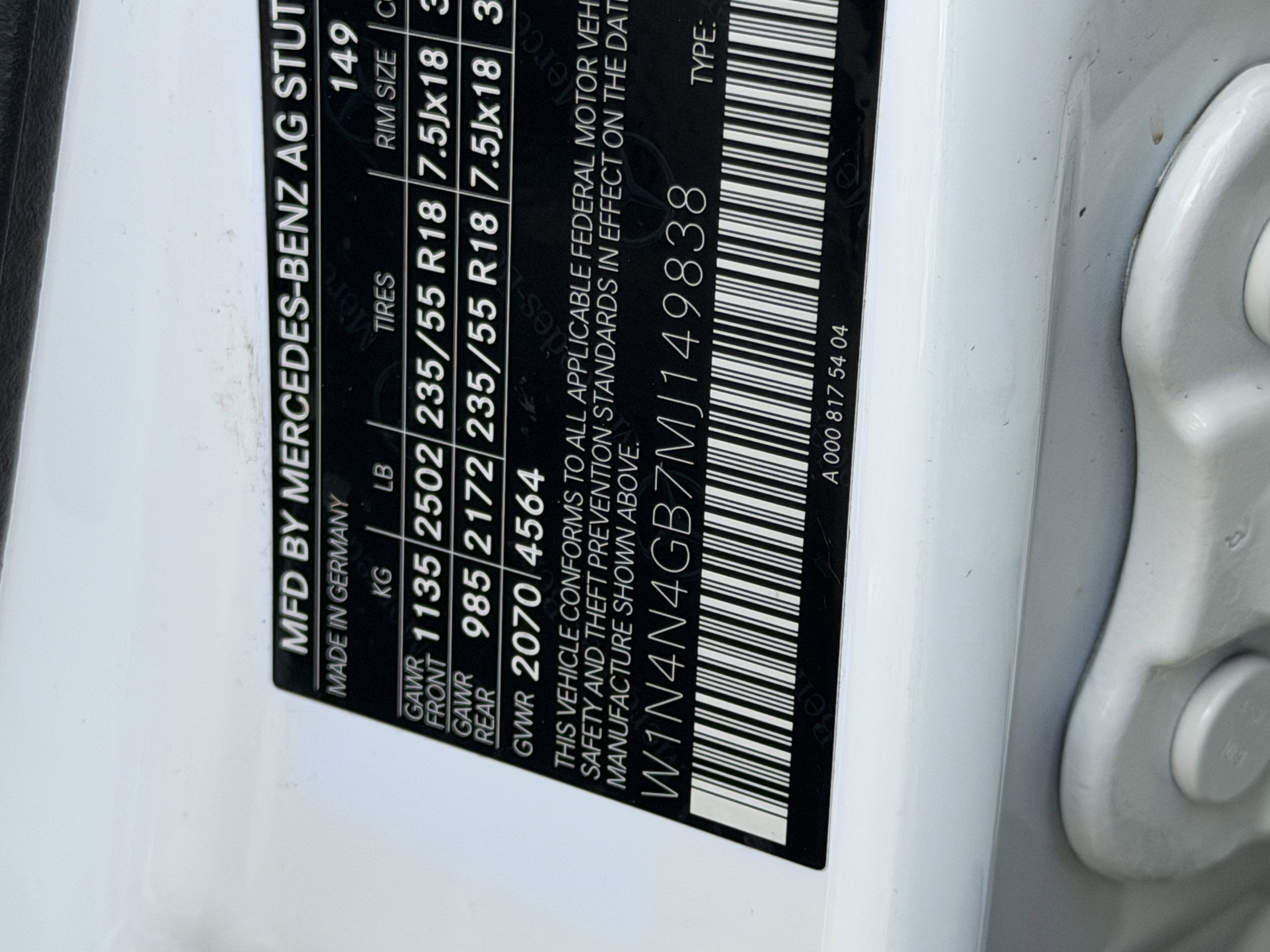 2021 Mercedes-Benz GLA 250 GLA 250