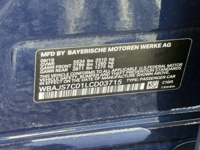 2020 BMW M550i xDrive