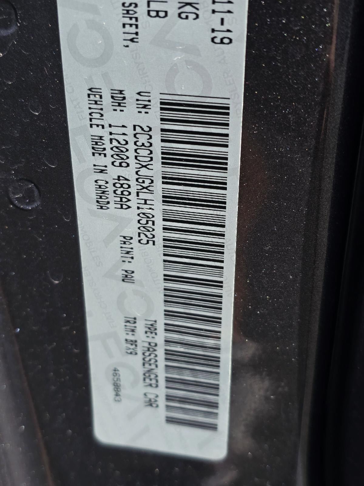 2020 Dodge Charger SXT