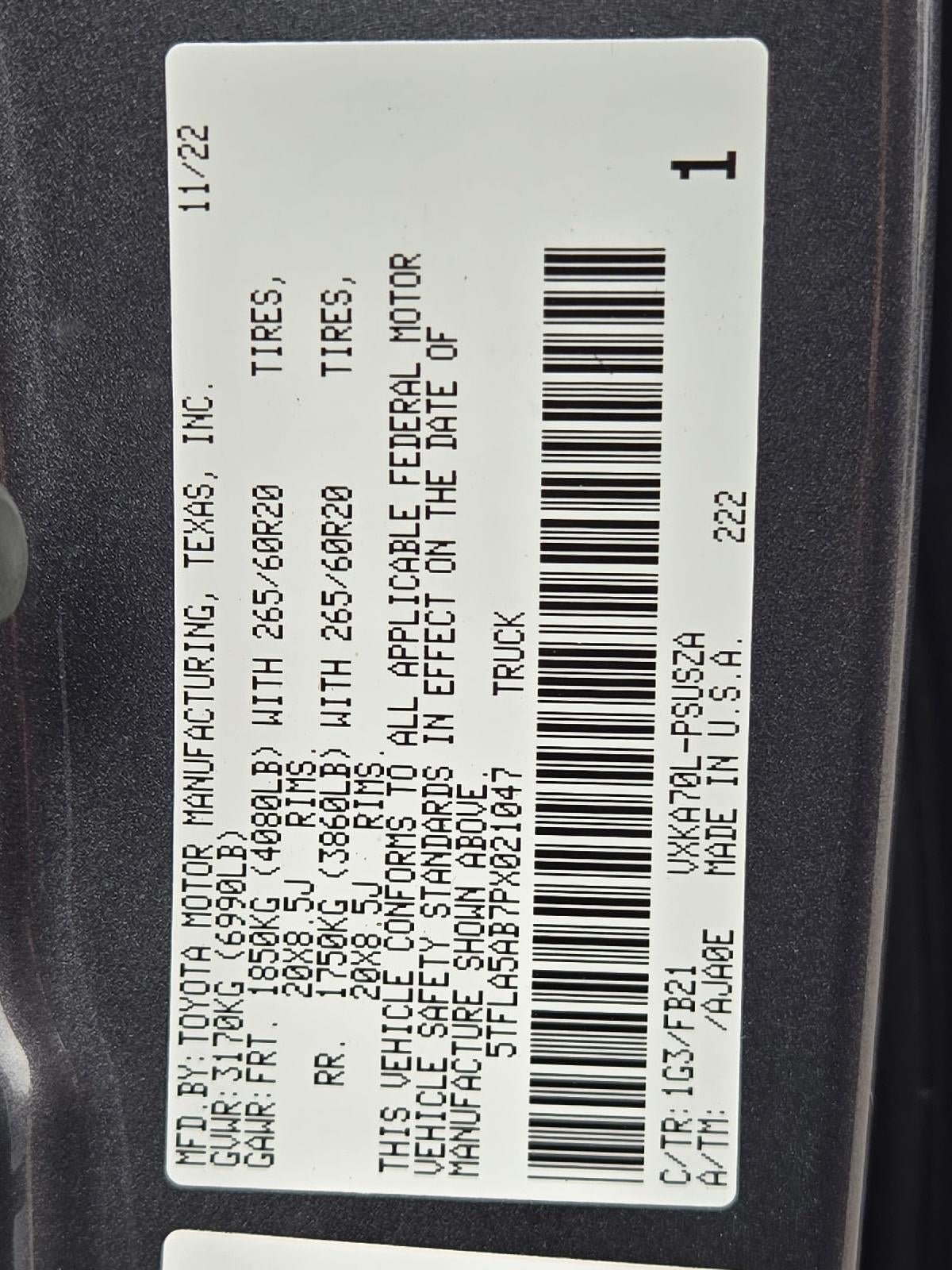 2023 Toyota Tundra SR5