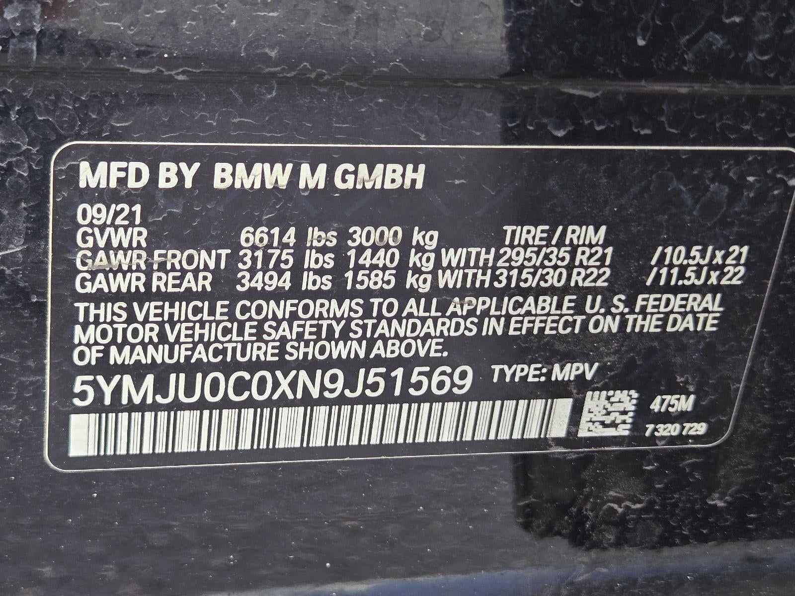 2022 BMW X5 M Base