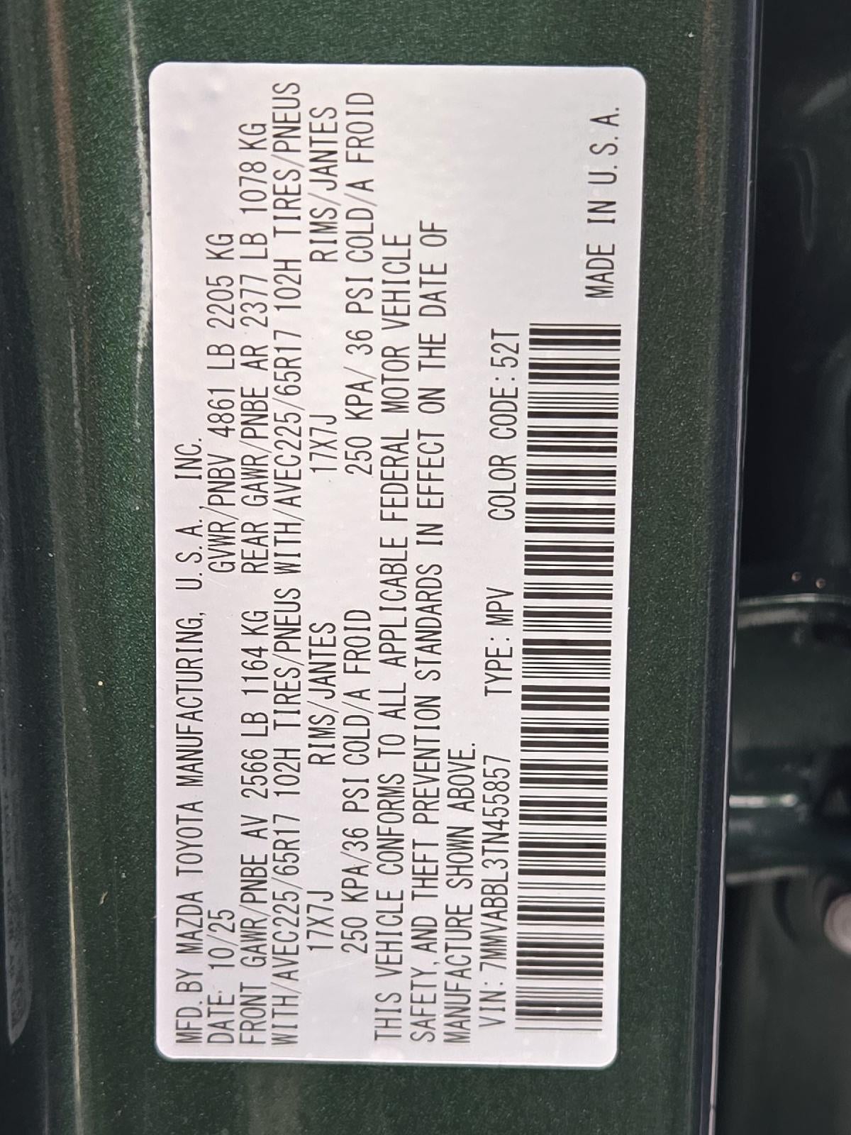 2026 Mazda Mazda Cx-50 2.5 S Preferred