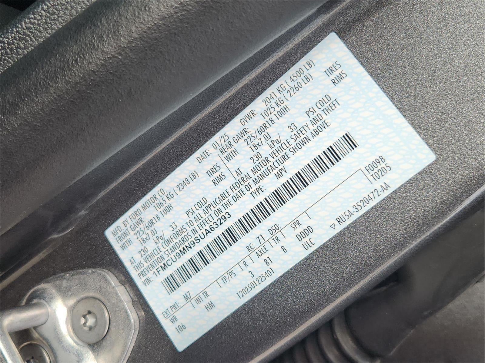 2025 Ford Escape ST-Line