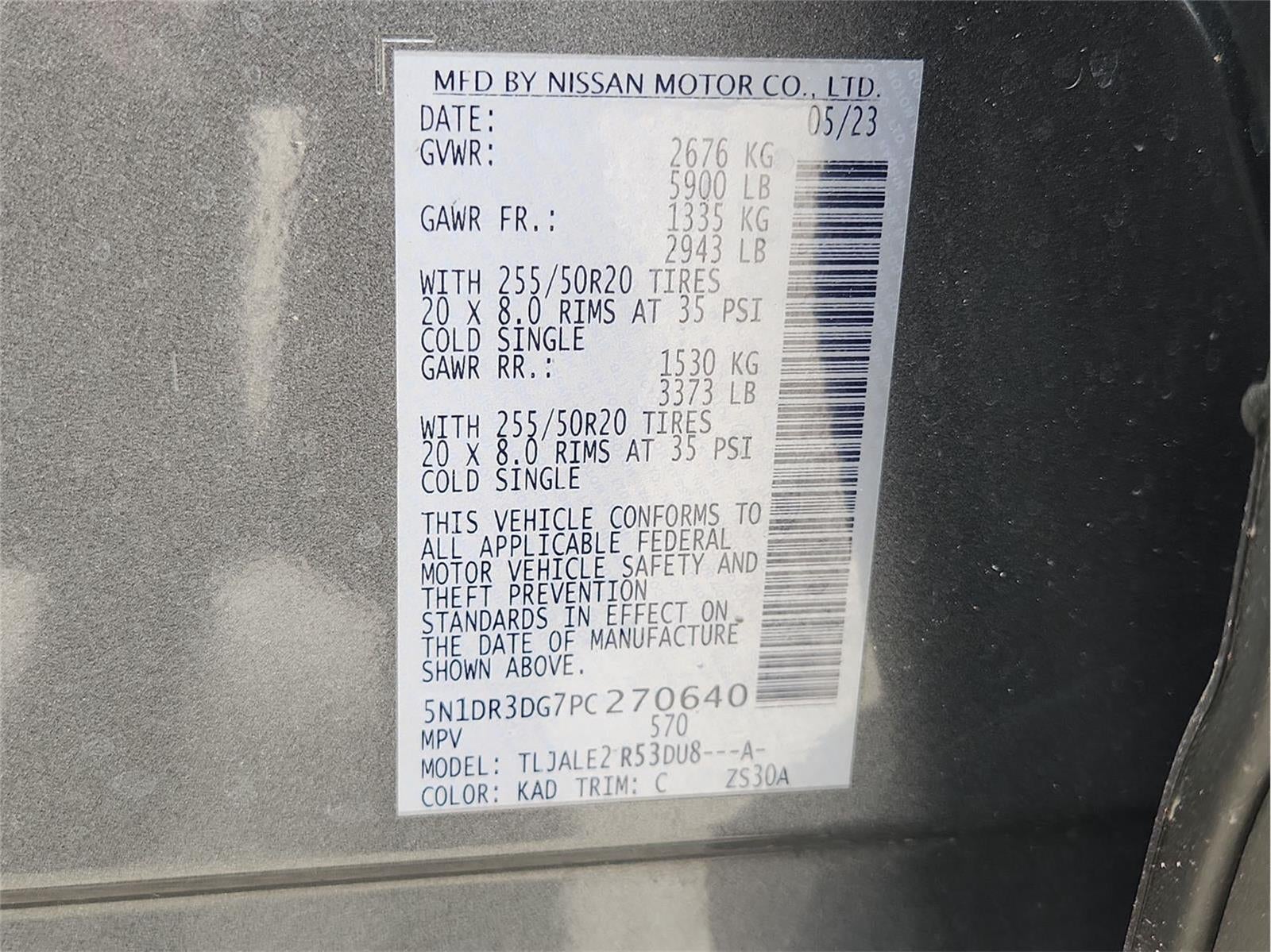 2023 Nissan Pathfinder Platinum