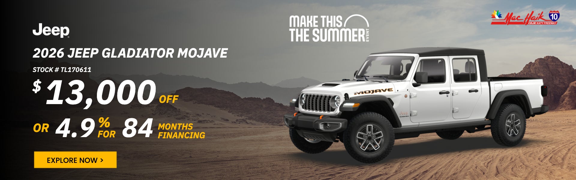 2026 JEEP GLADIATOR MOJAVE