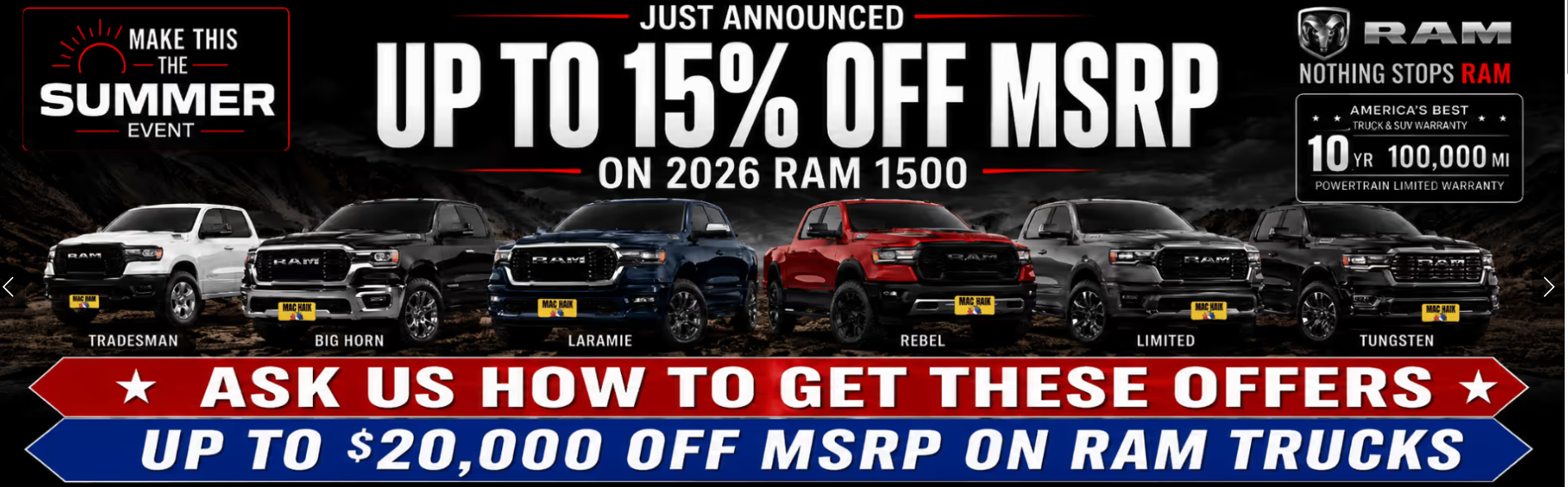 2026 RAM 1500